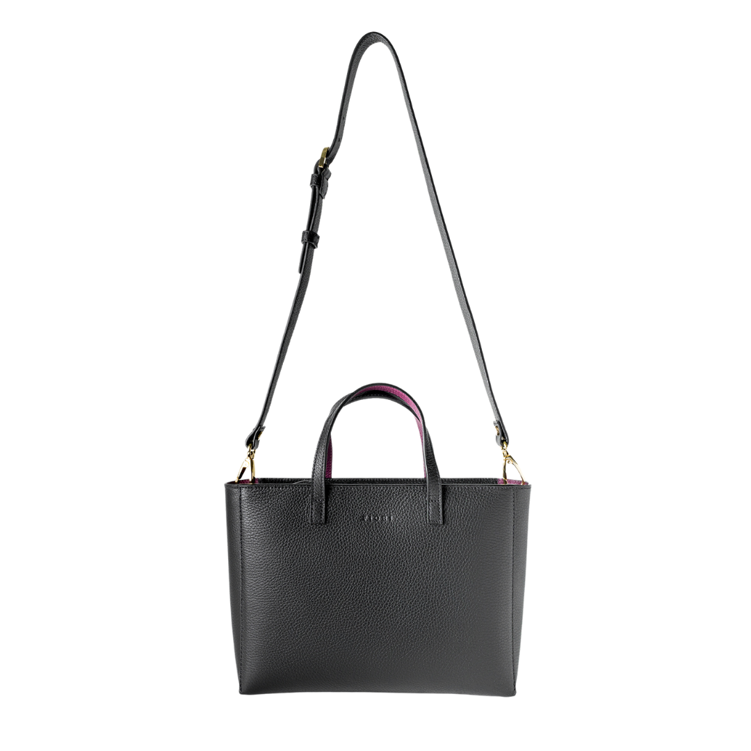 CAMILLE MIDI BLACK/MAGENTA