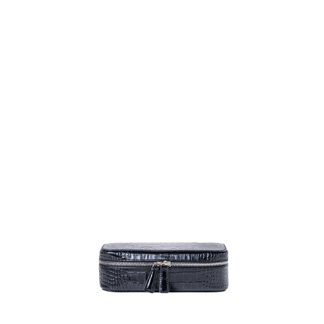 STEVE WATCH CASE BLACK CROC