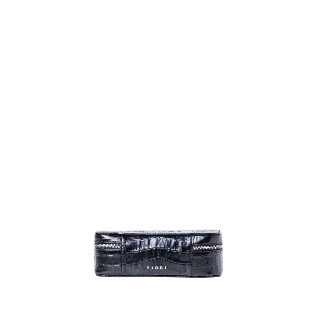 STEVE WATCH CASE BLACK CROC