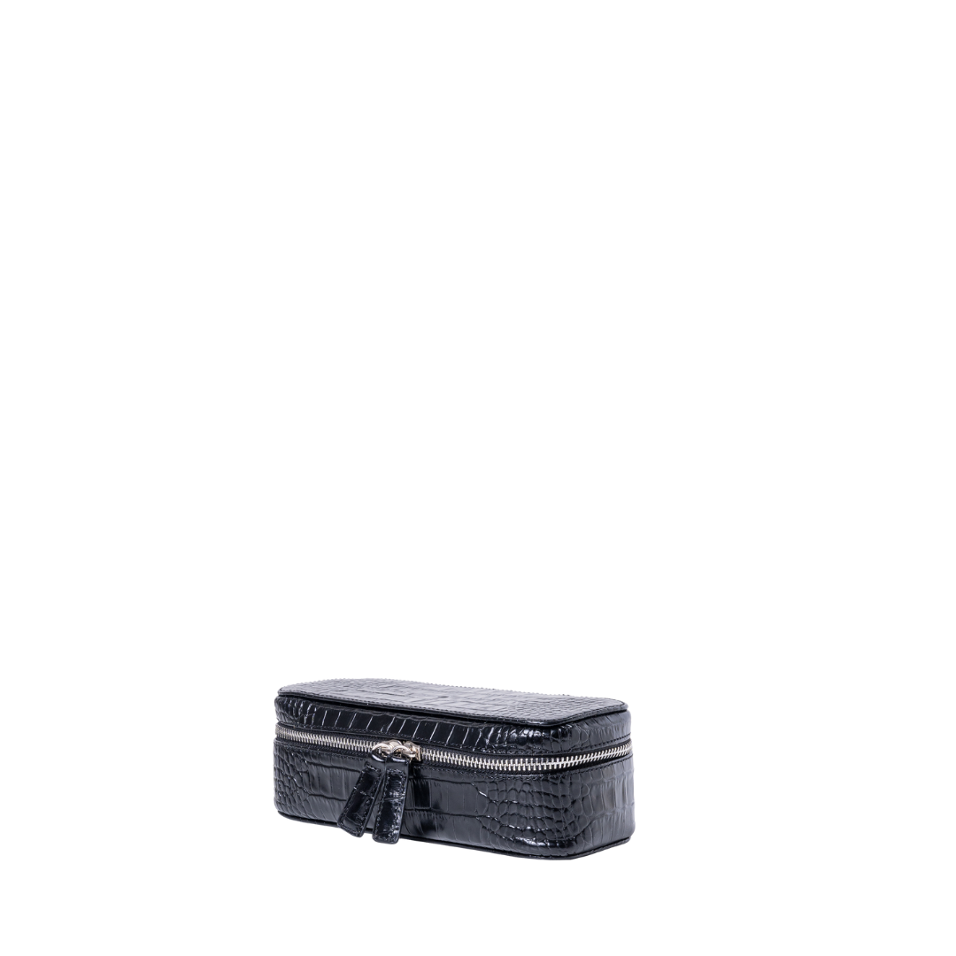 STEVE WATCH CASE BLACK CROC