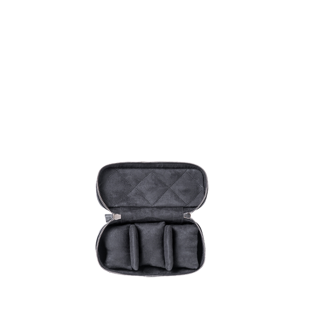 STEVE WATCH CASE BLACK CROC