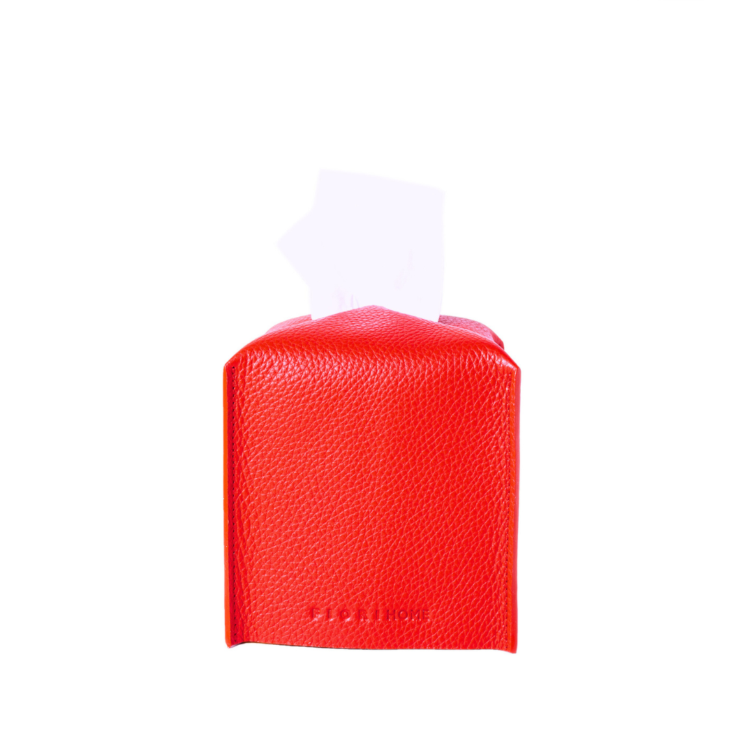 CAMERON TISSUE BOX COVER RED