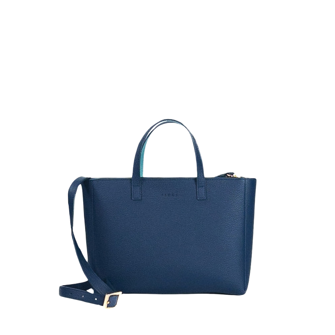 CAMILLE MIDI NAVY/TEAL