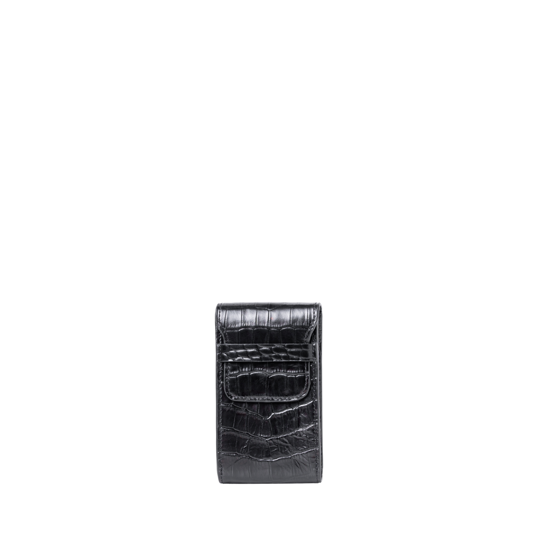 OWEN WATCH CASE BLACK CROC