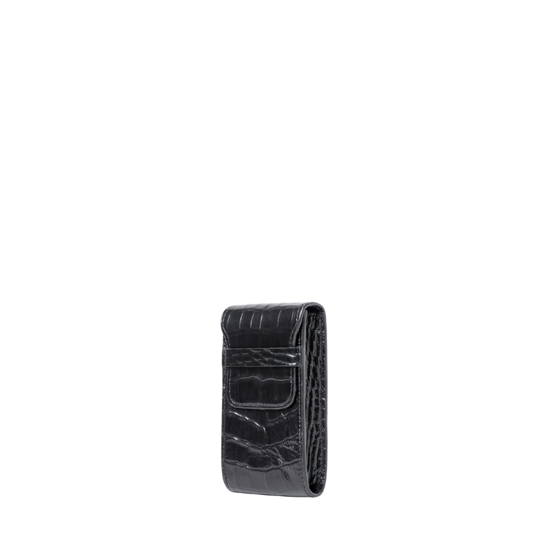 OWEN WATCH CASE BLACK CROC