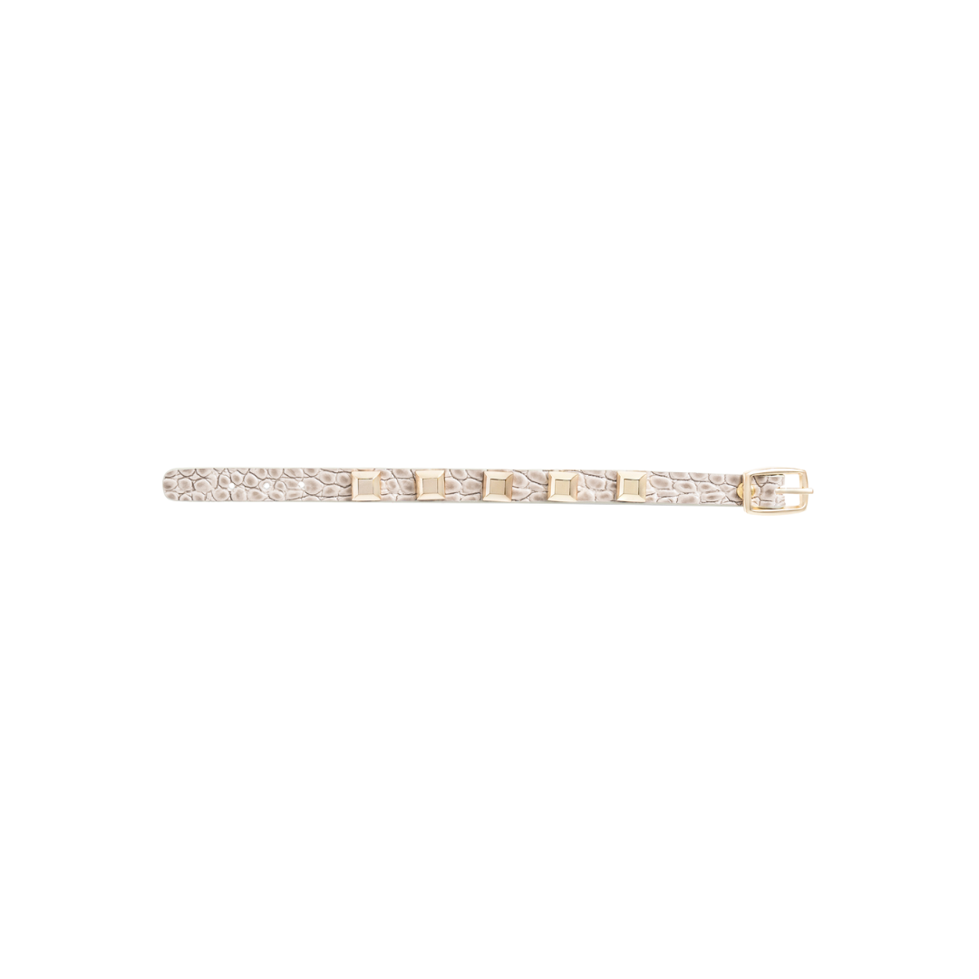 PAO BRACELET TAUPE CROC