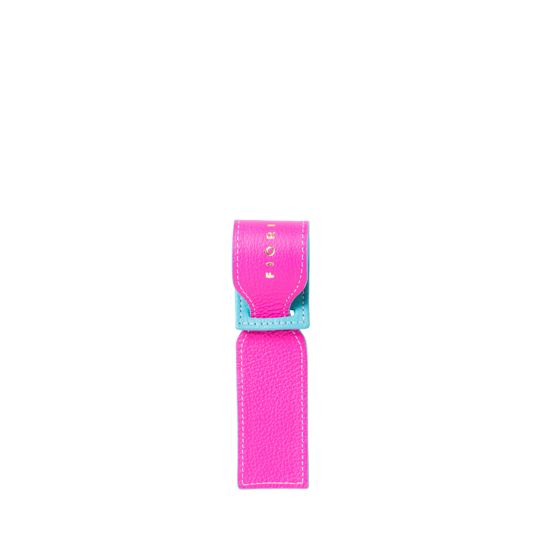 JET TAG TEAL SUPER NEON PINK