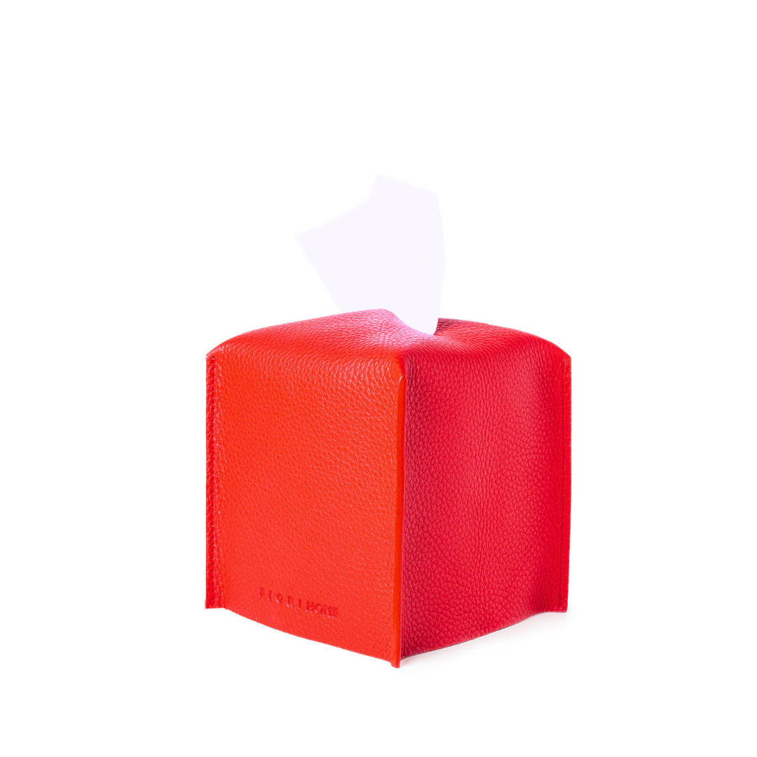 CAMERON TISSUE BOX COVER RED