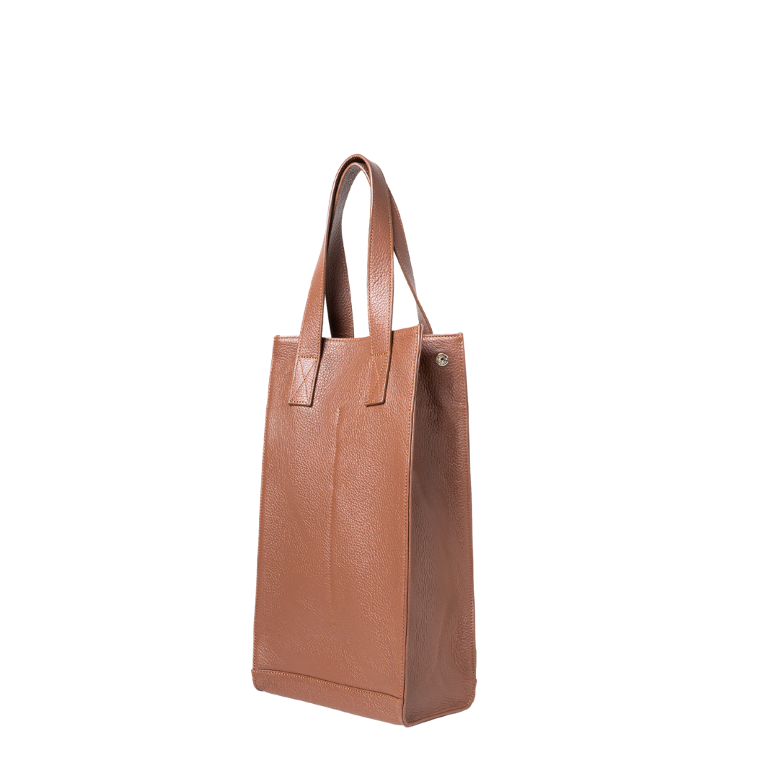 PHILLIP DOUBLE WINE CARRIER BROWN