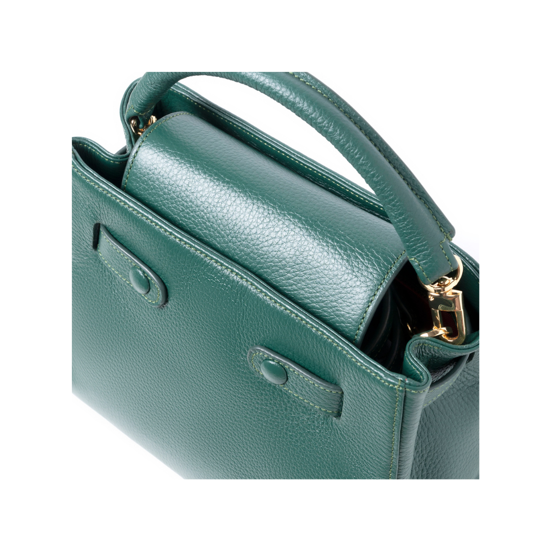 ALEKSANDRA MIDI HUNTER GREEN
