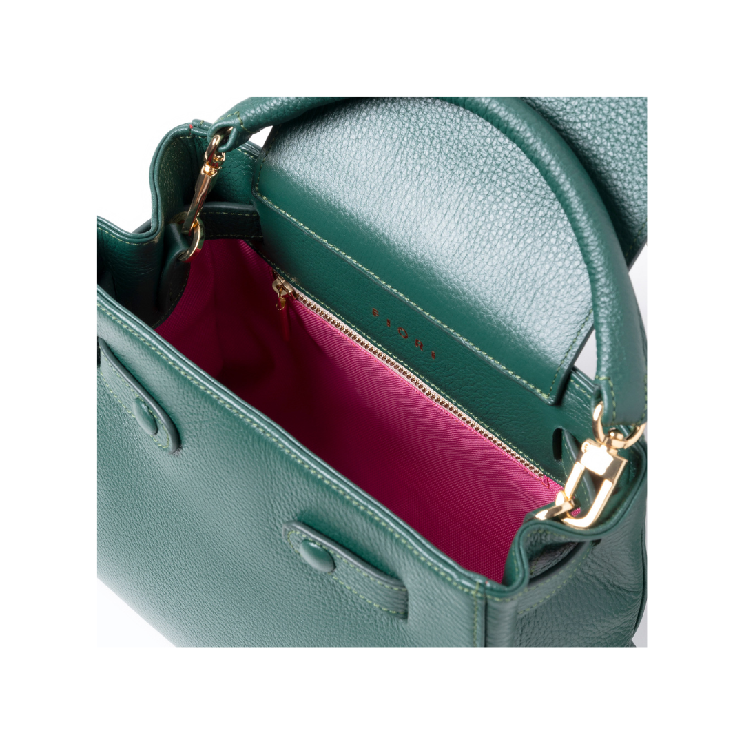 ALEKSANDRA MIDI HUNTER GREEN