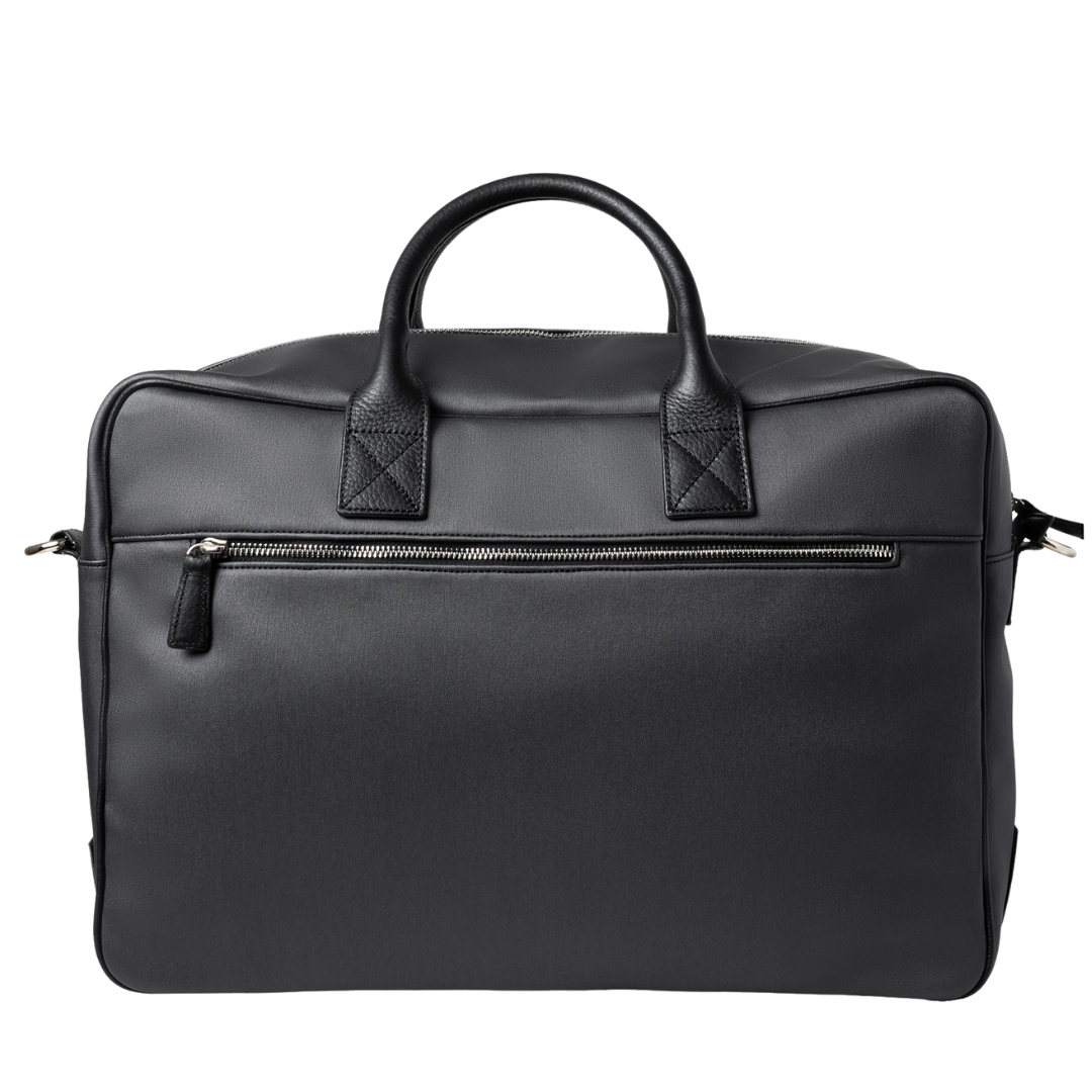 AP TRAVEL BLACK LEATHER AND FABRIC
