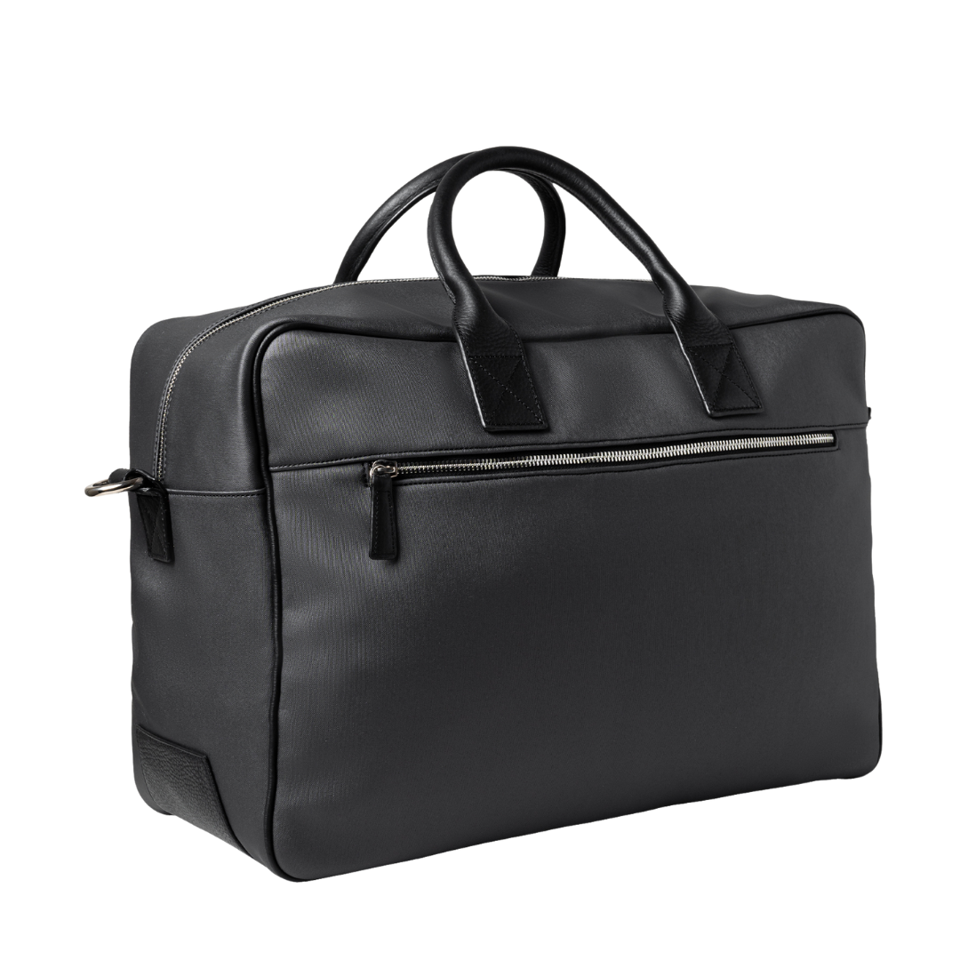 AP TRAVEL BLACK LEATHER AND FABRIC