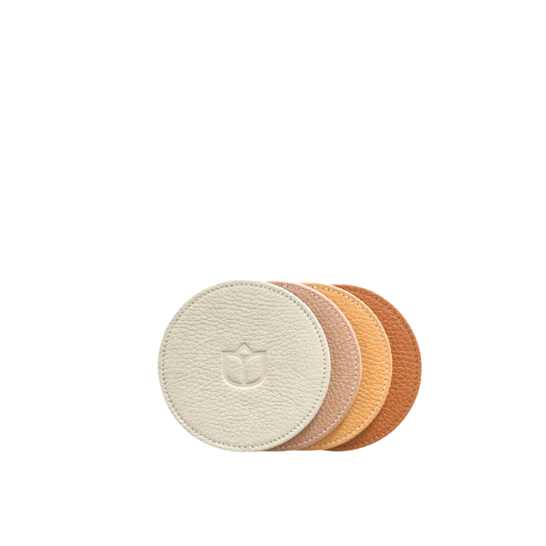 LEATHER COASTERS AUTUMN