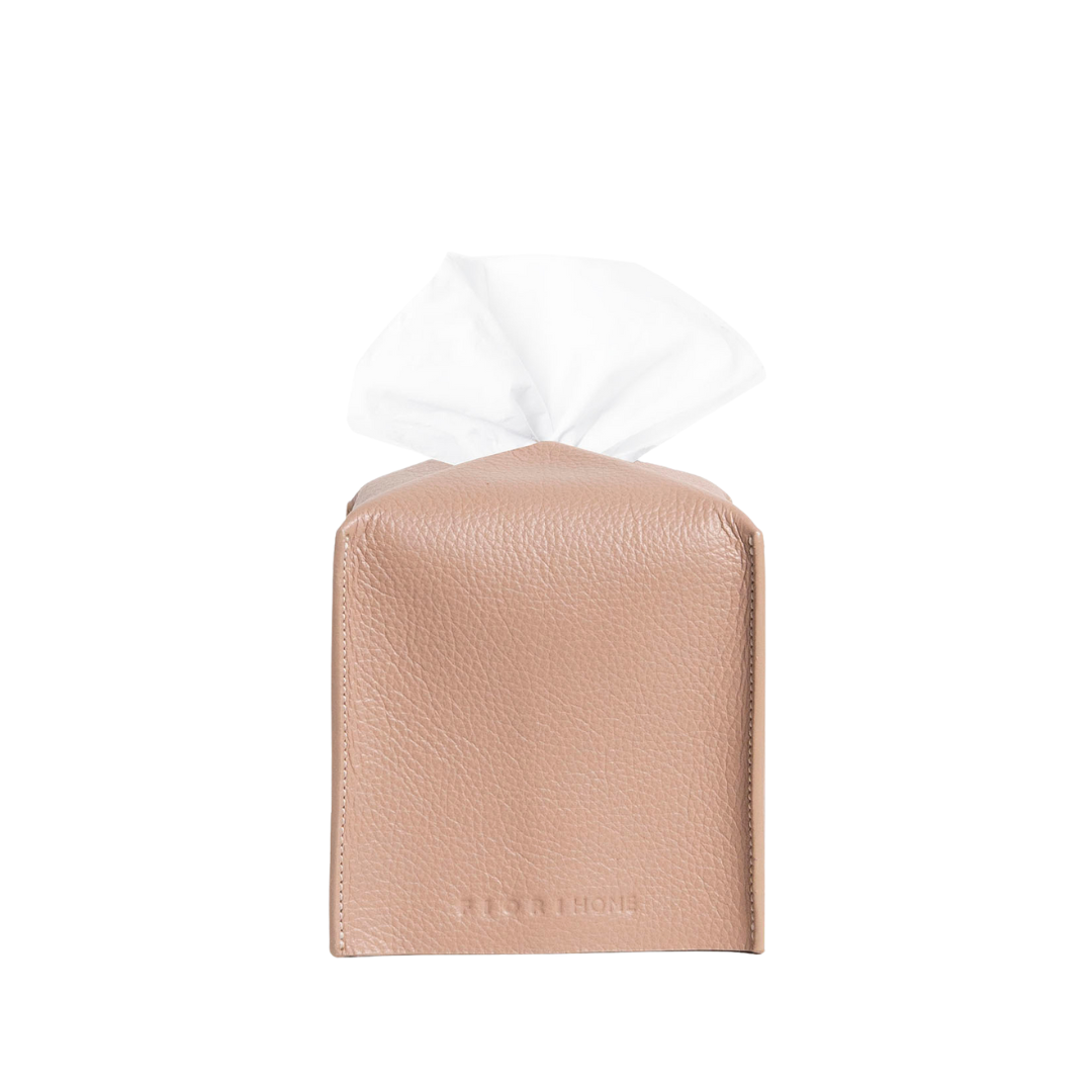 CAMERON TISSUE BOX COVER ALMOND