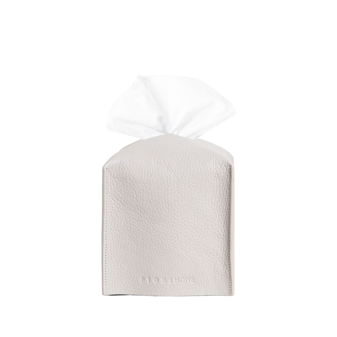 CAMERON TISSUE BOX COVER LIGHT GRAY