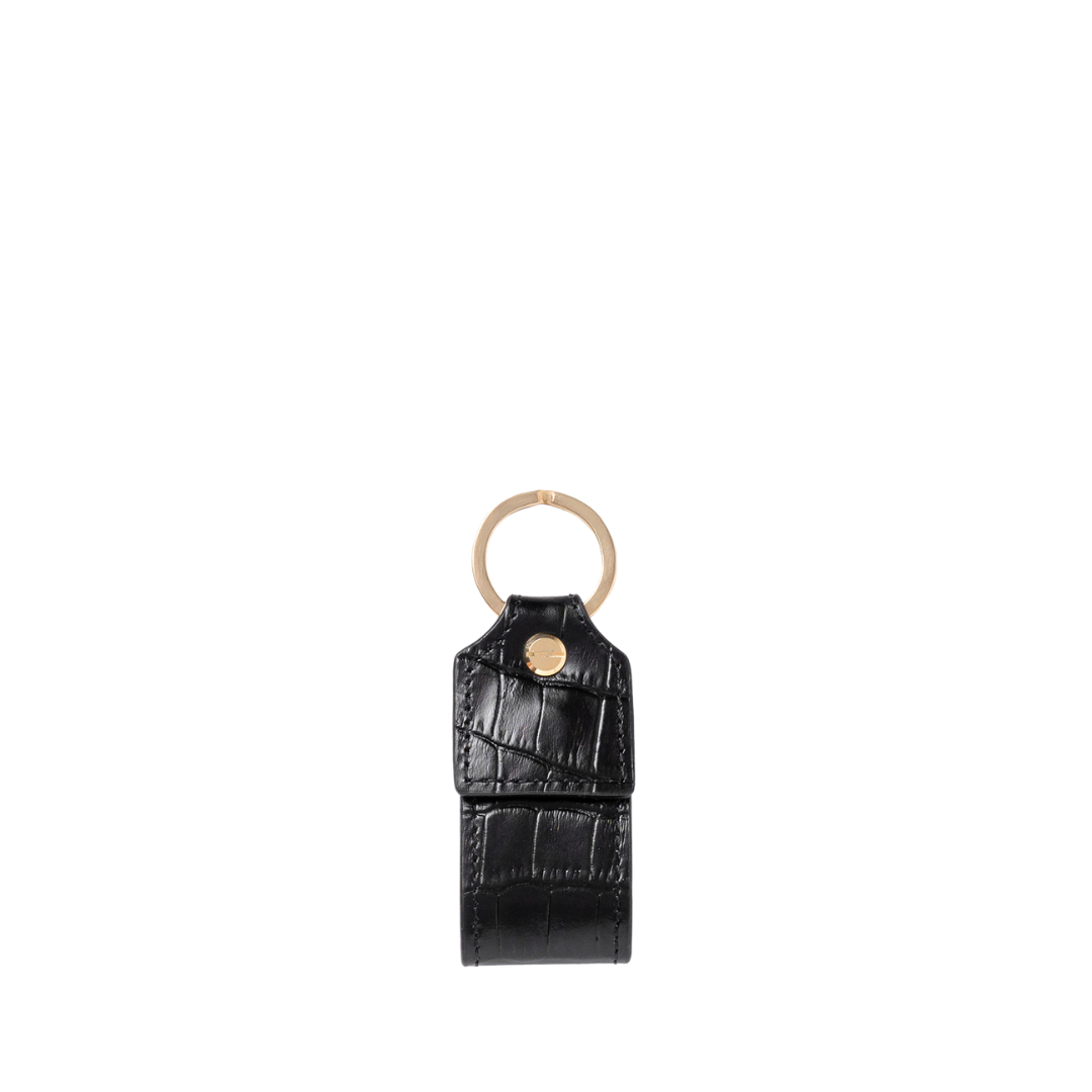 CHARLIE KEYCHAIN BLACK CROC