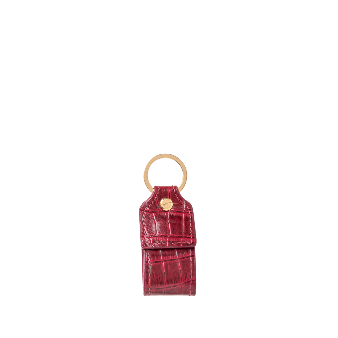 CHARLIE KEYCHAIN SANGRIA CROC