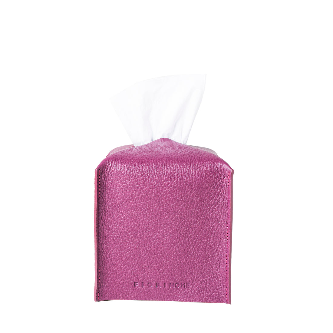 CAMERON TISSUE BOX COVER MAGENTA