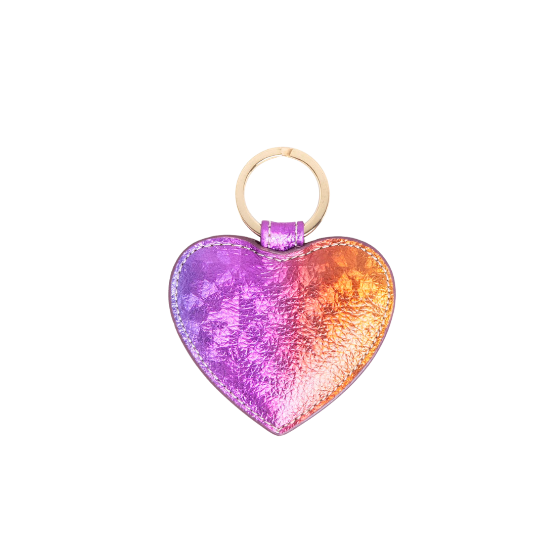 HEART KEYCHAIN RAINBOW