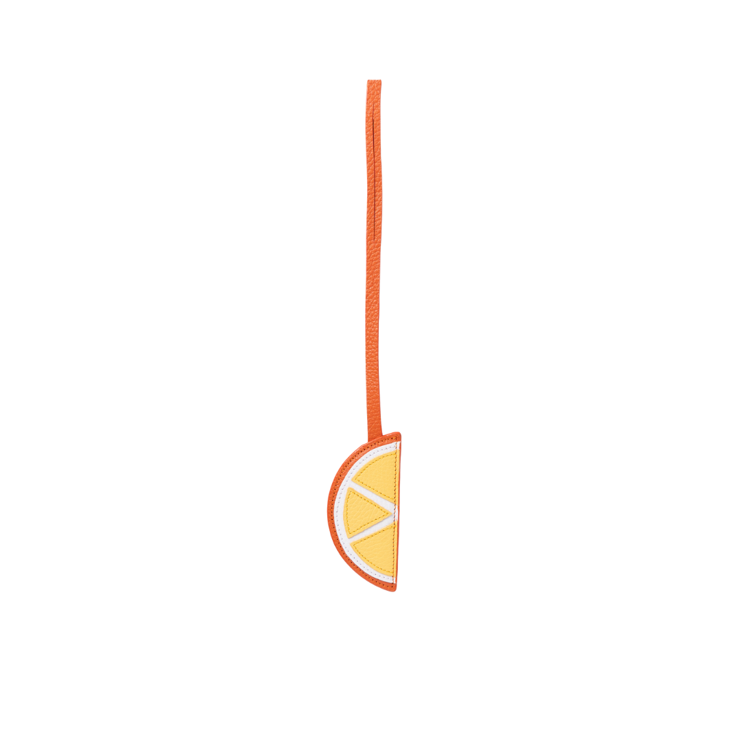 ORANGE BAG CHARM