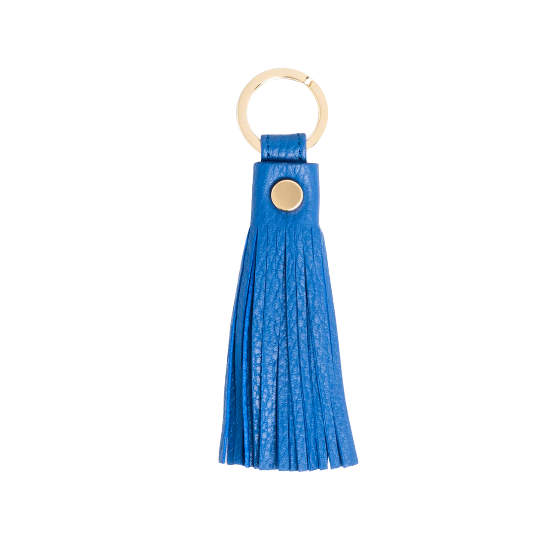 TASSEL KEYCHAIN COBALT