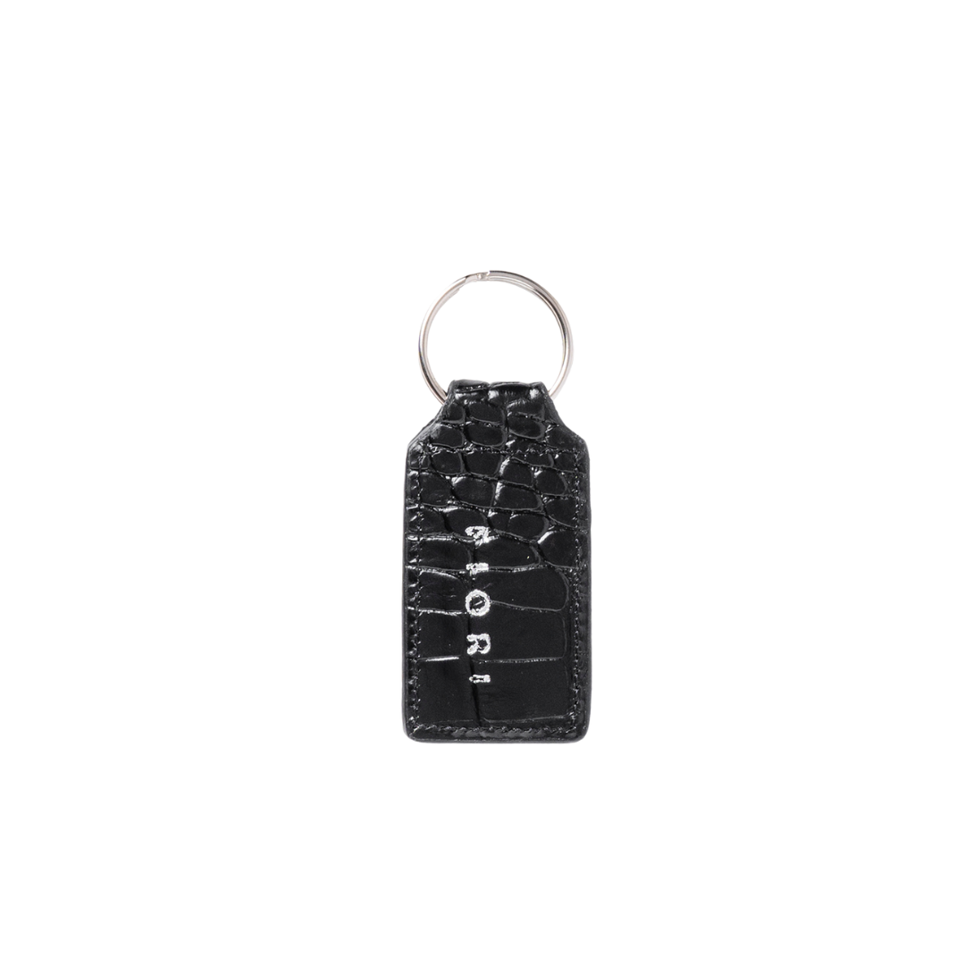 VICTOR KEYCHAIN BLACK CROC