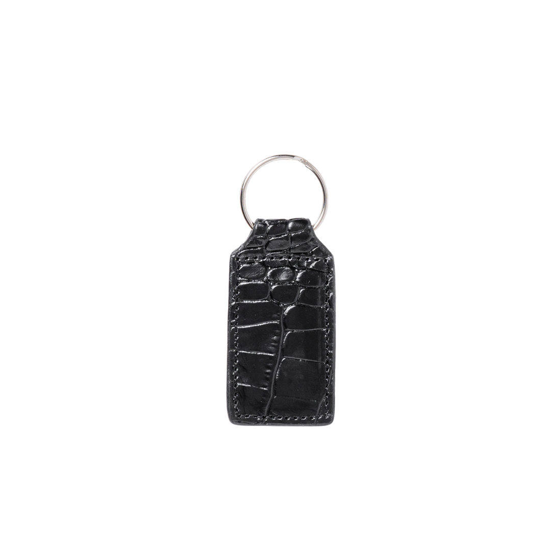 VICTOR KEYCHAIN BLACK CROC