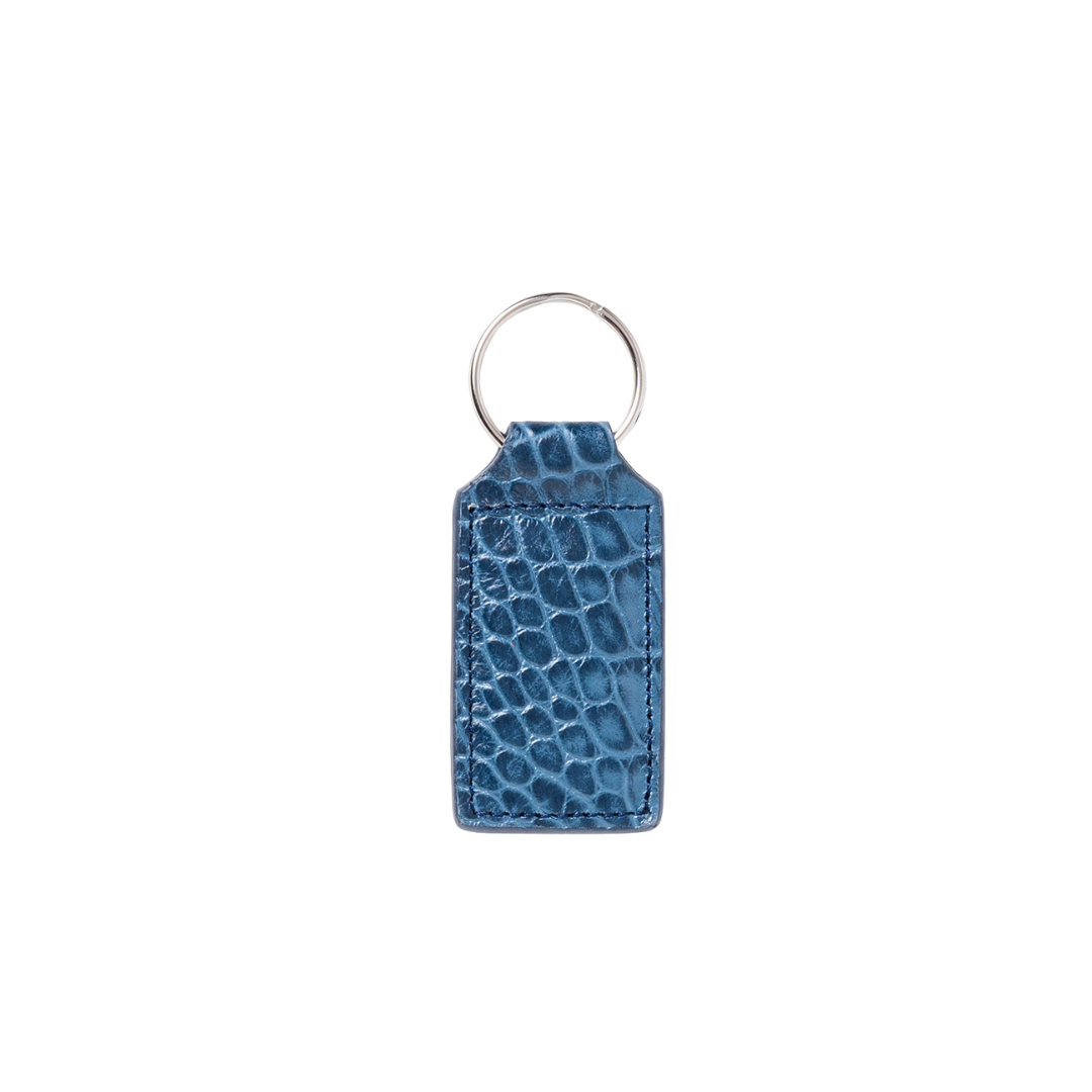 VICTOR KEYCHAIN BLUE CROC