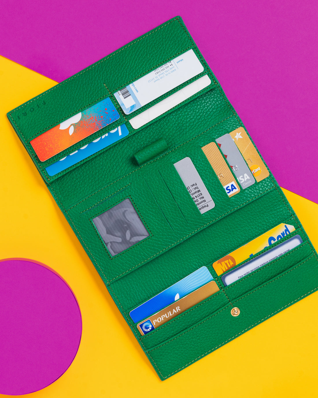 CARLA WALLET GREEN
