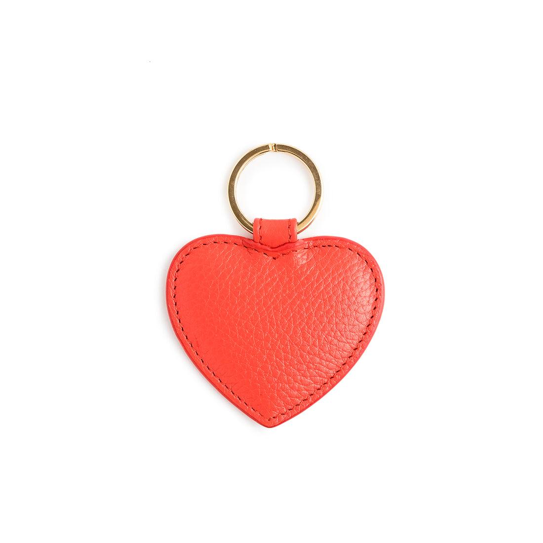 HEART KEYCHAIN CORAL
