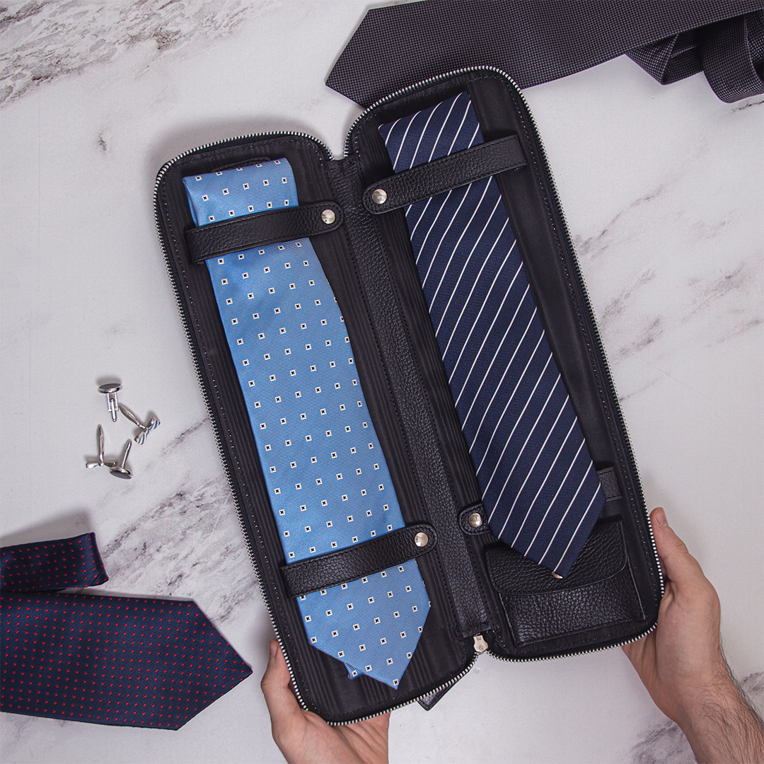 LIAM TIE HOLDER NAVY