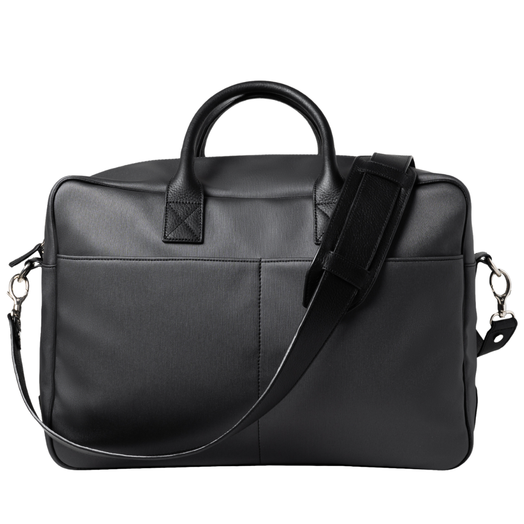 AP TRAVEL BLACK LEATHER AND FABRIC