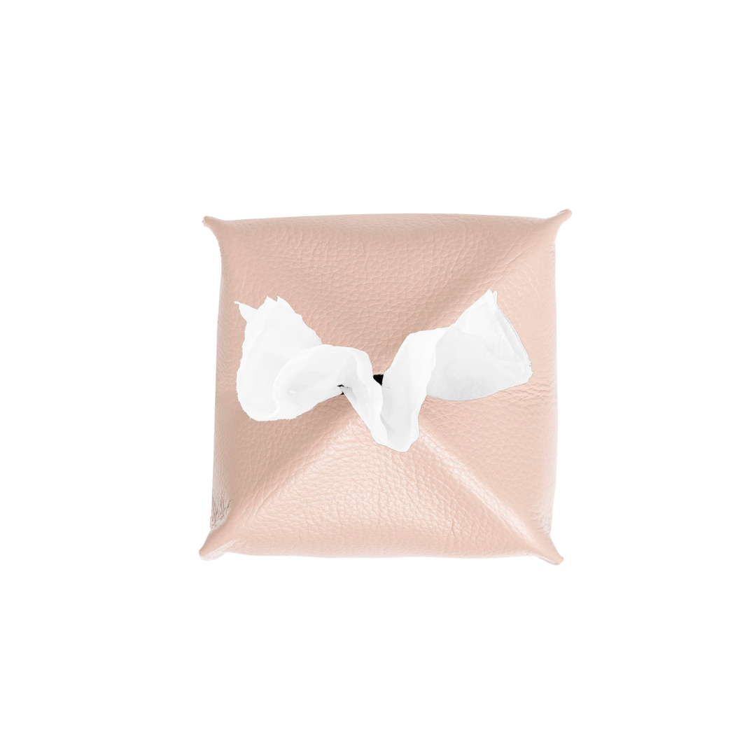 CAMERON TISSUE BOX COVER ALMOND