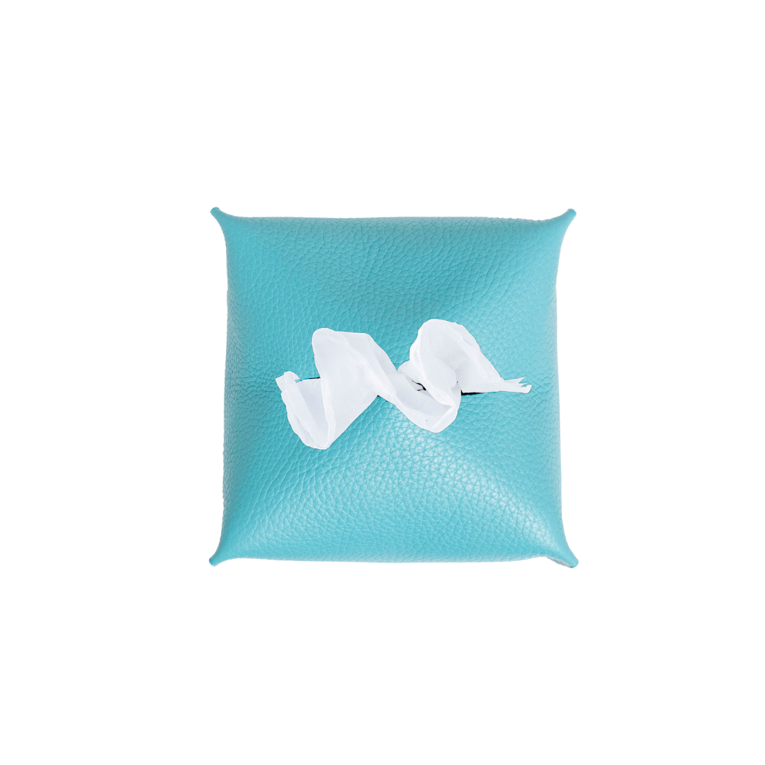 CAMERON TISSUE BOX COVER TEAL