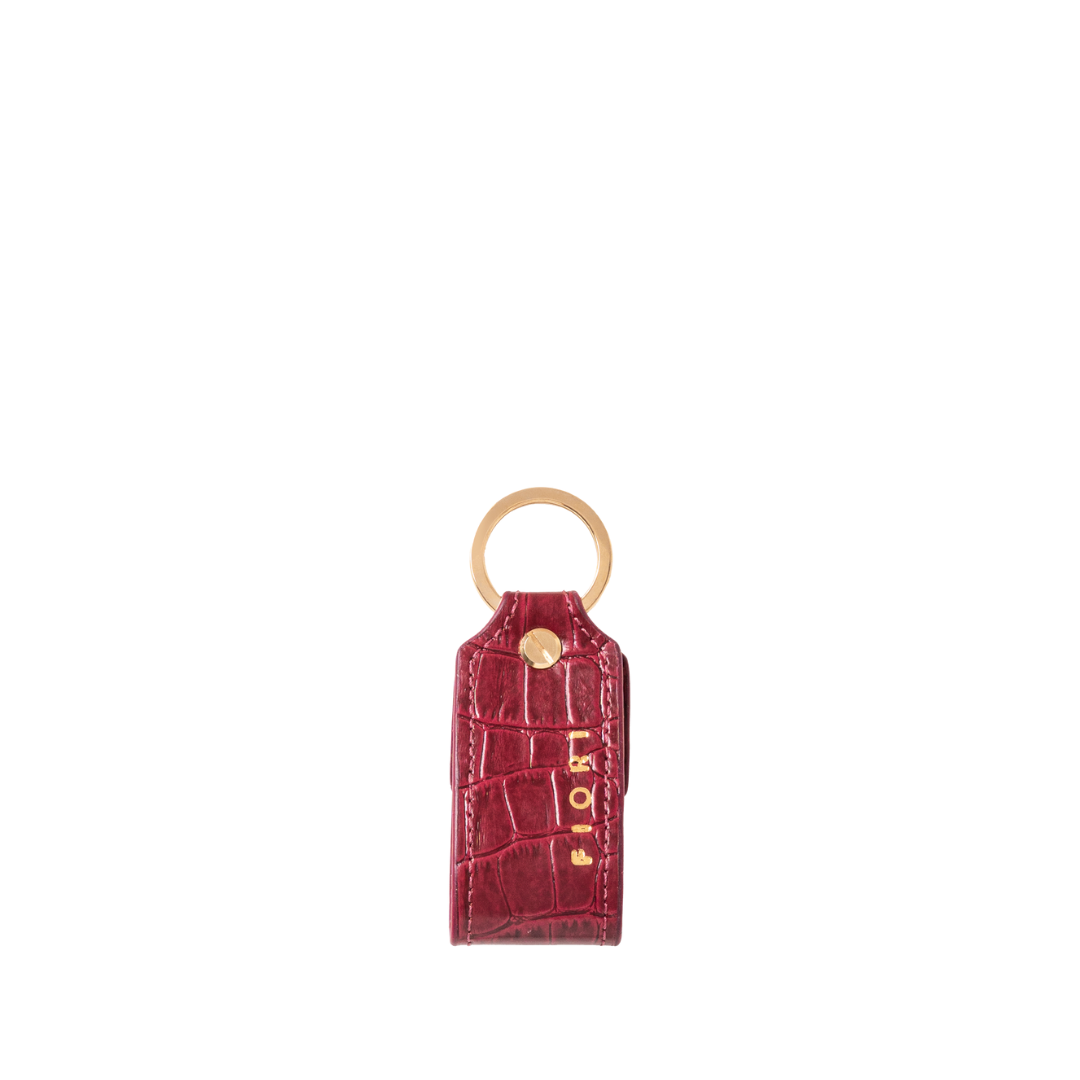 CHARLIE KEYCHAIN SANGRIA CROC