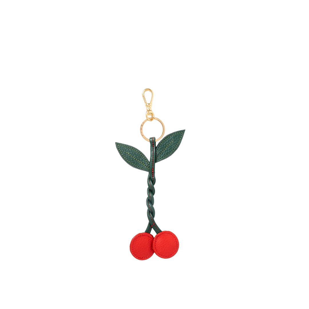 CHERRY KEYCHAIN RED