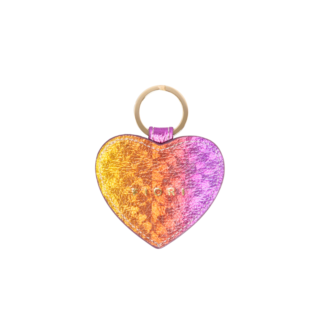 HEART KEYCHAIN RAINBOW
