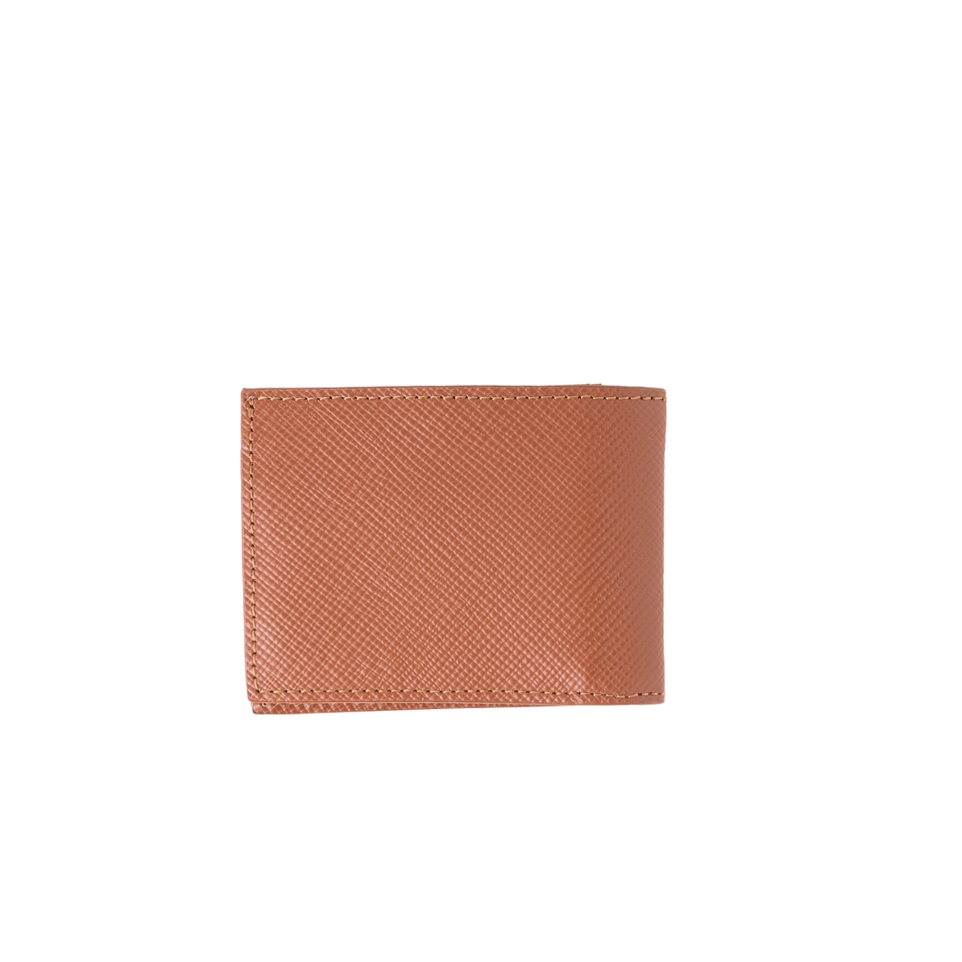 LUCCA BROWN SAFFIANO