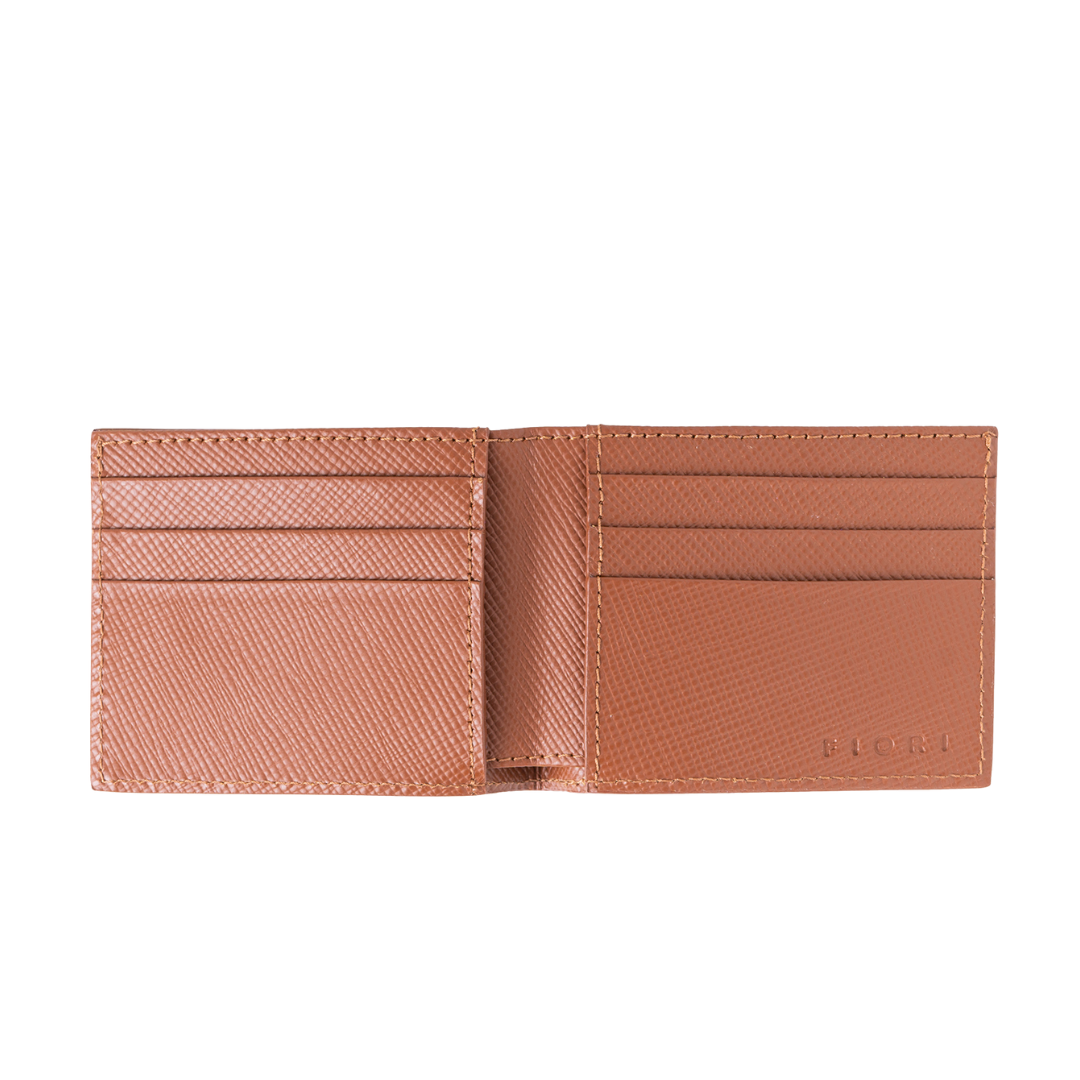 LUCCA BROWN SAFFIANO